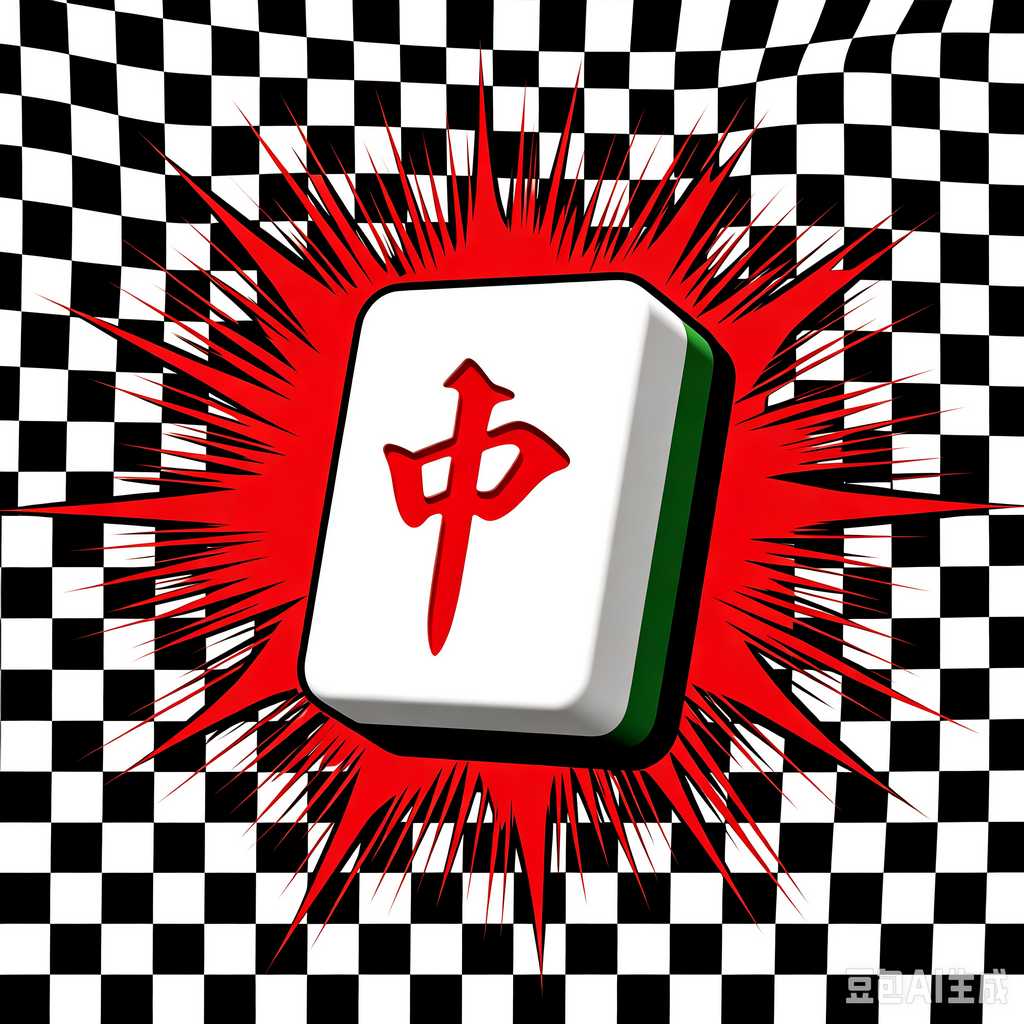 retro text mahjong tiles