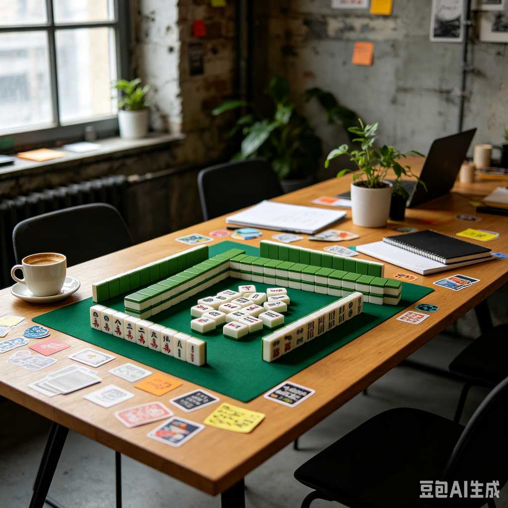 traditional color mahjong set