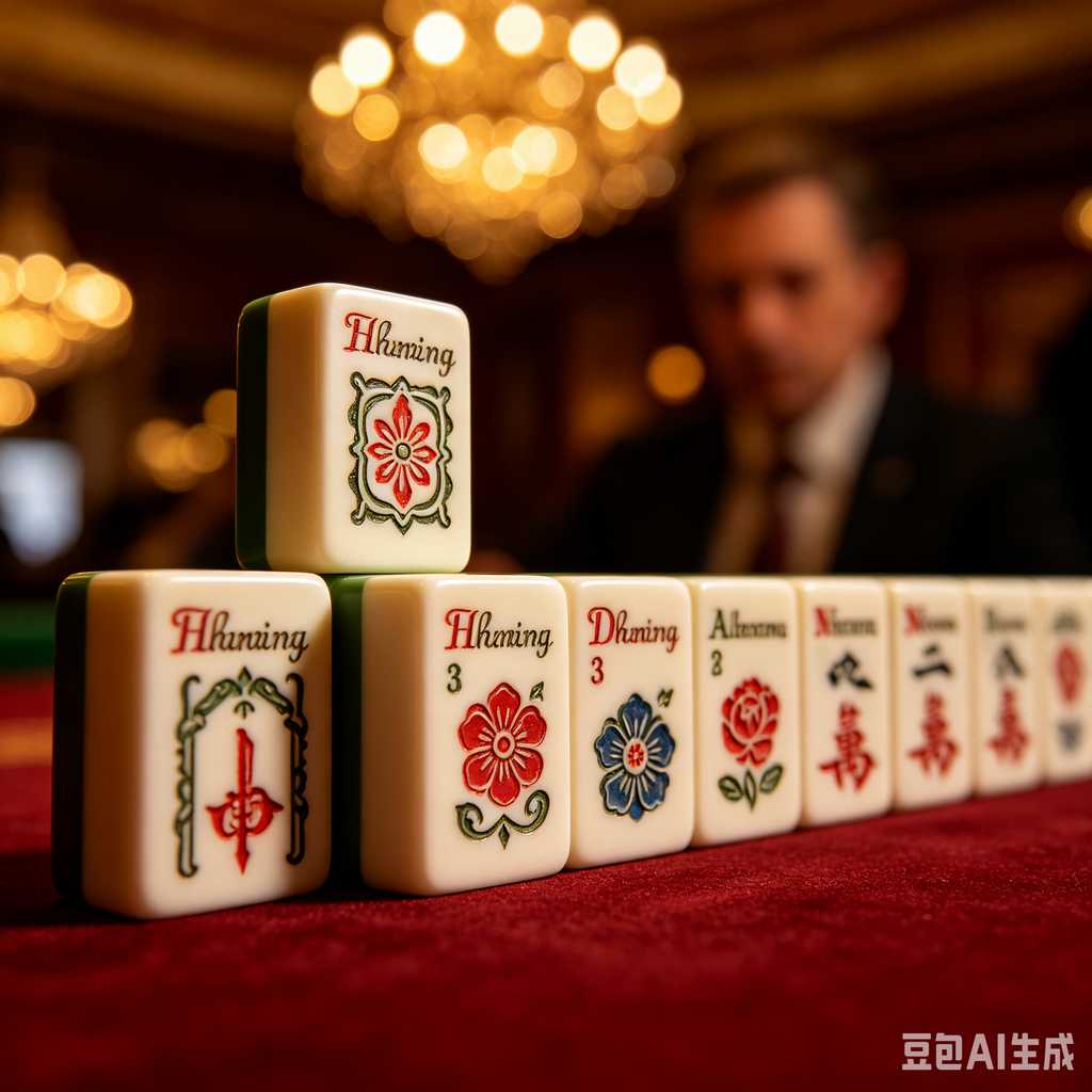 pink crystal mahjong set